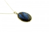 Labradorite Pendentif Argent