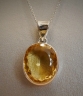 Citrine en Pendentif